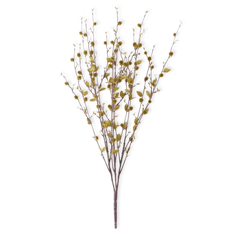 Green Pussy Willow Spray w/Mini Foliage