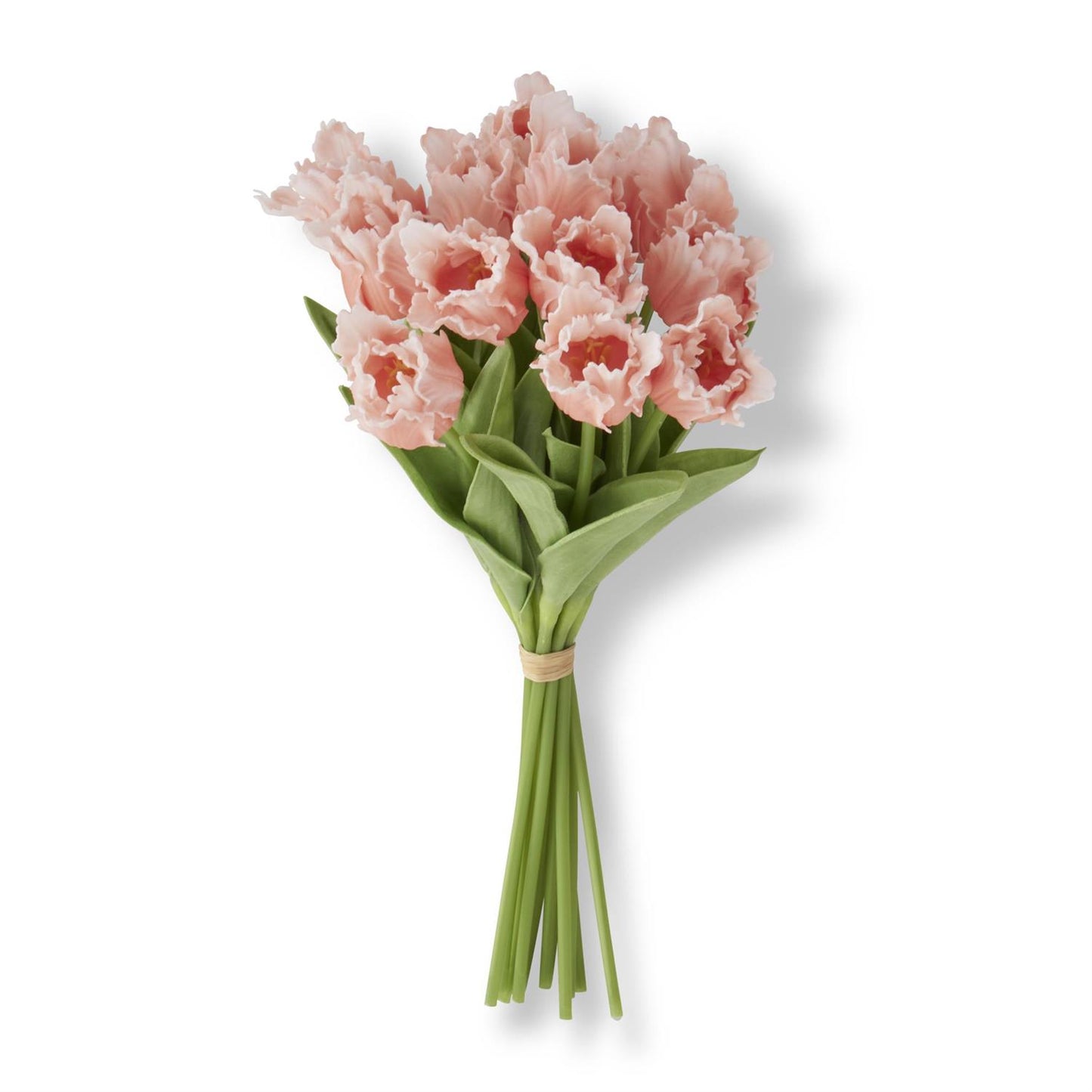 Orange/Peach Real Touch Parrot Tulip