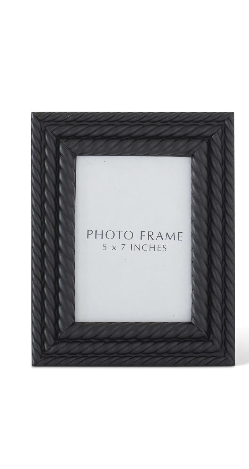 Black Spiral Wood Photo Frame