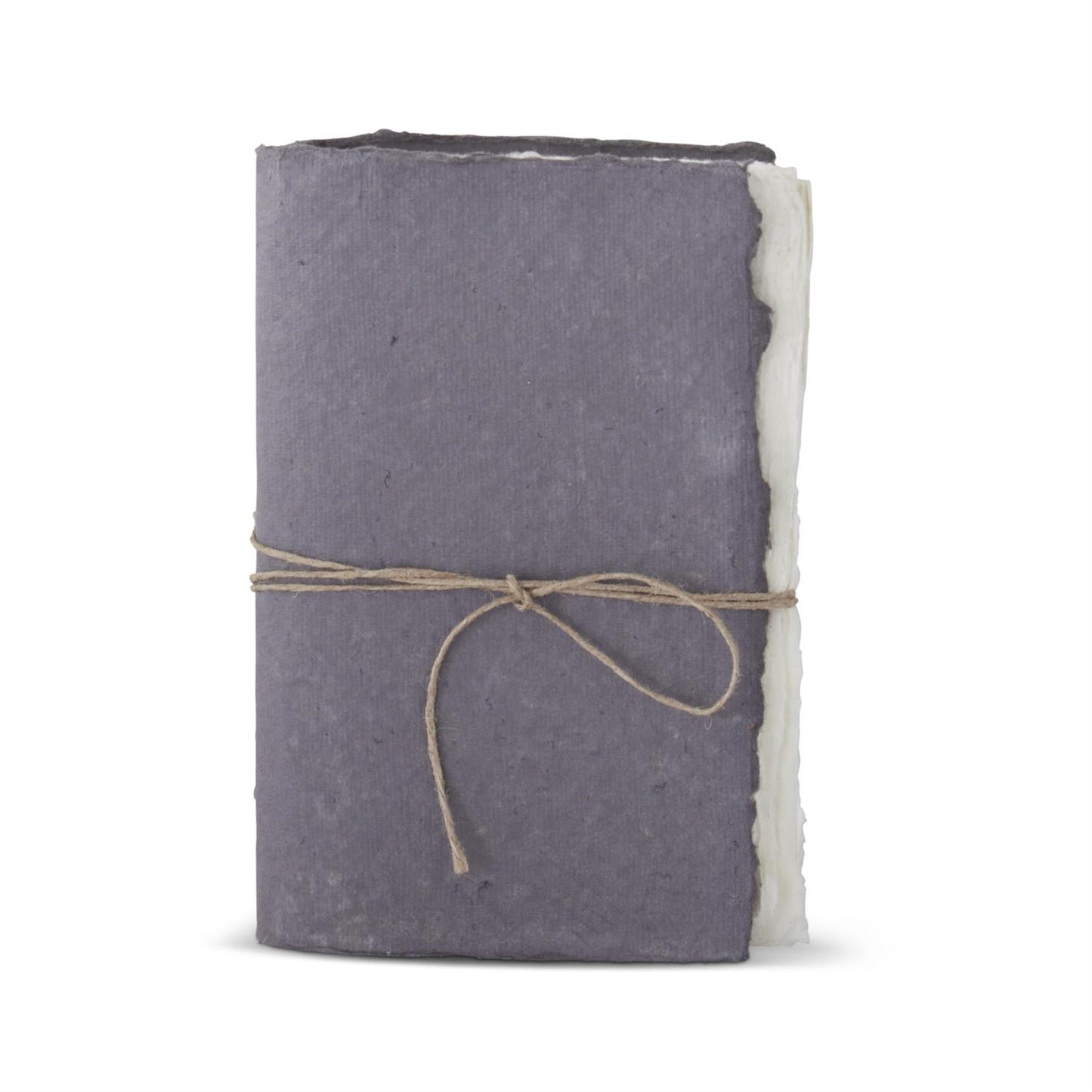 Handcrafted Deckle Edge Thin Unlined Journals - Grey