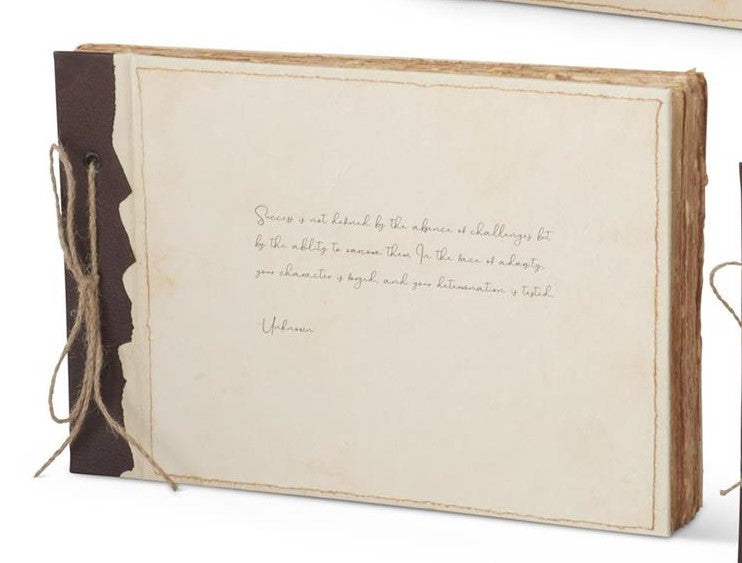 VINTAGE INSPIRATIONAL HANDCRAFTED DECKLE EDGE