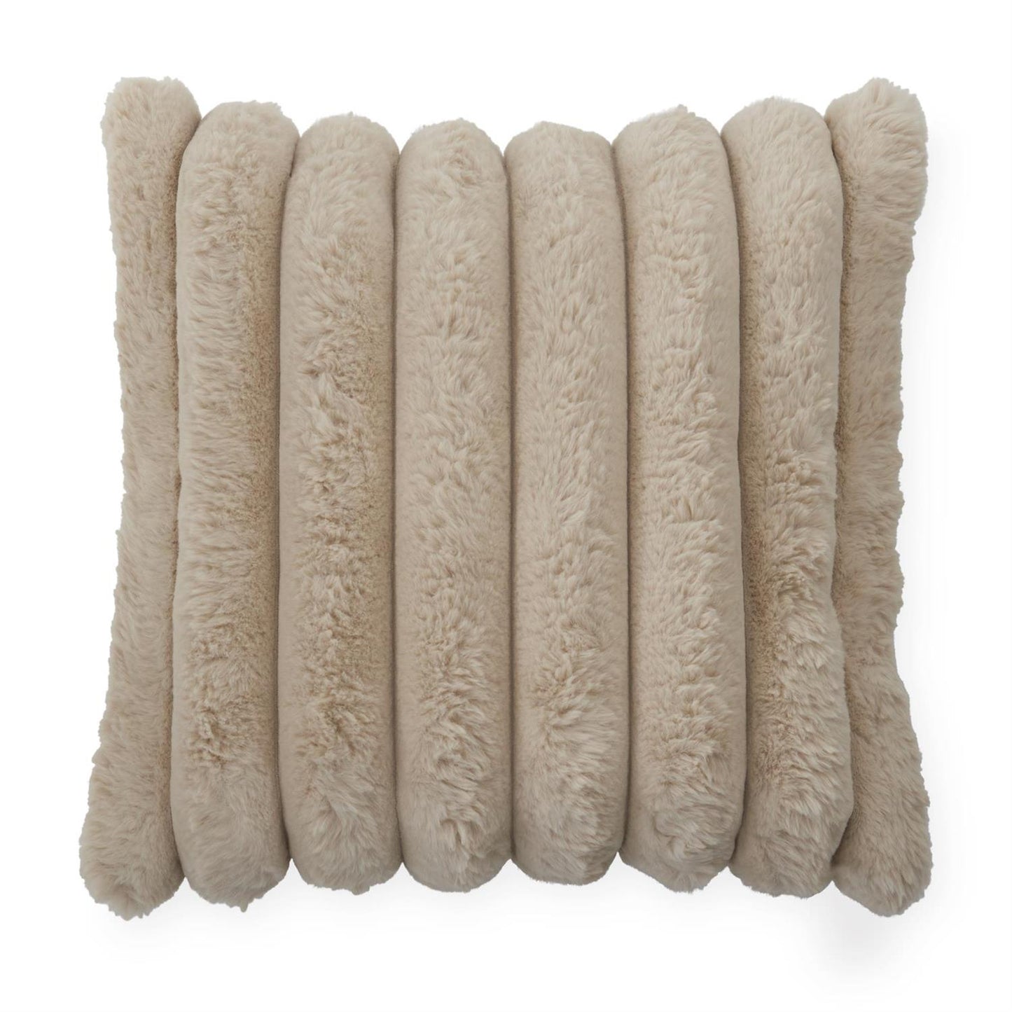 Tan Vegan Fur Pillow