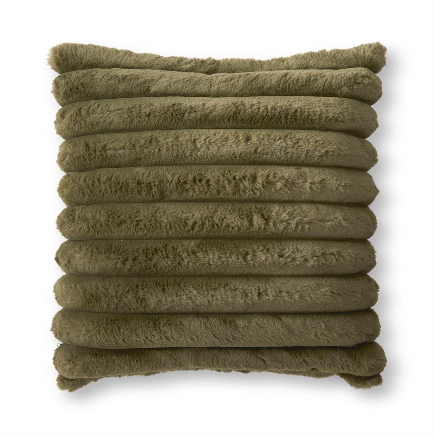 Dark Green Vegan Fur Pillow