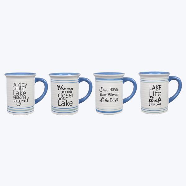 LAKE CABIN MUG - Heaven is a little closer at the Lake