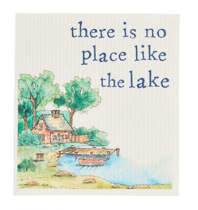 RETREAT DISHCLOTHS - no place like the lake