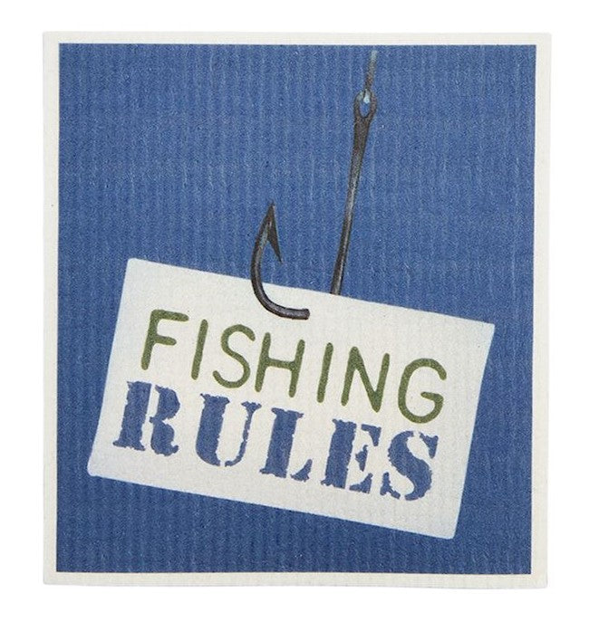 RETREAT DISHCLOTHS -fishing rules