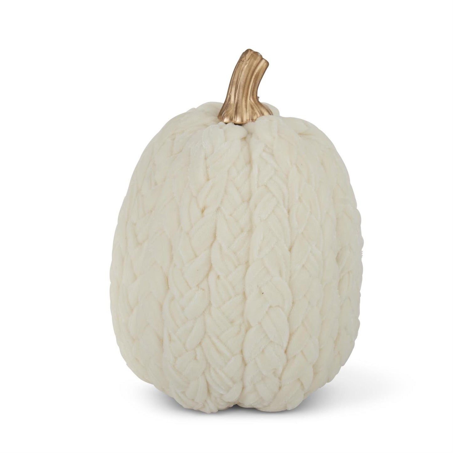 White Braided Pumpkin