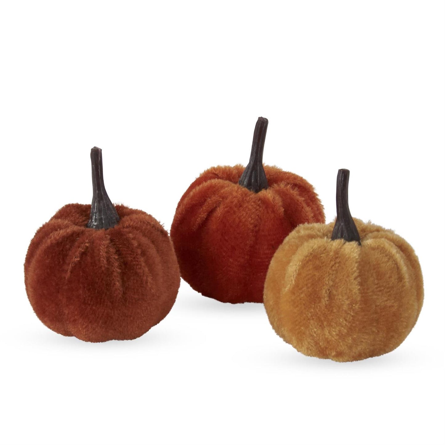 Mini Brown Orange & Yellow Pumpkins (24pc)
