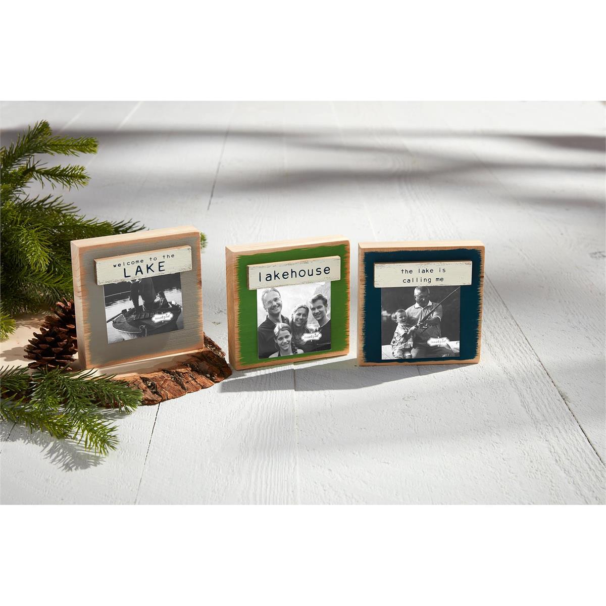 Mini Lake Block Frames - green