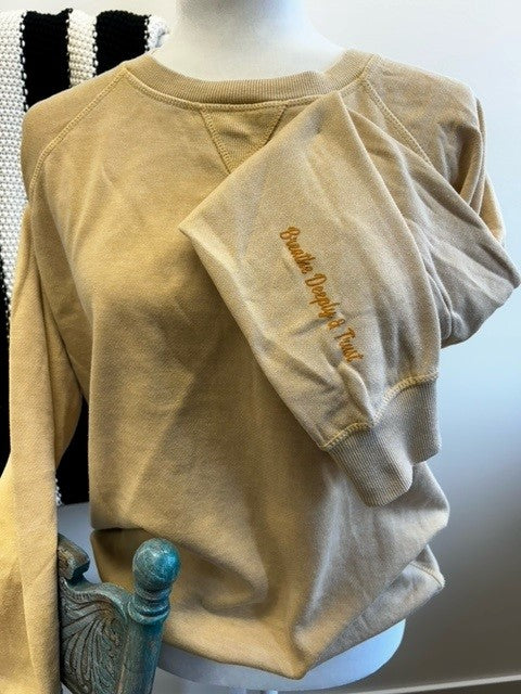 "Breathe Deeply & Trust" crew sweatshirt