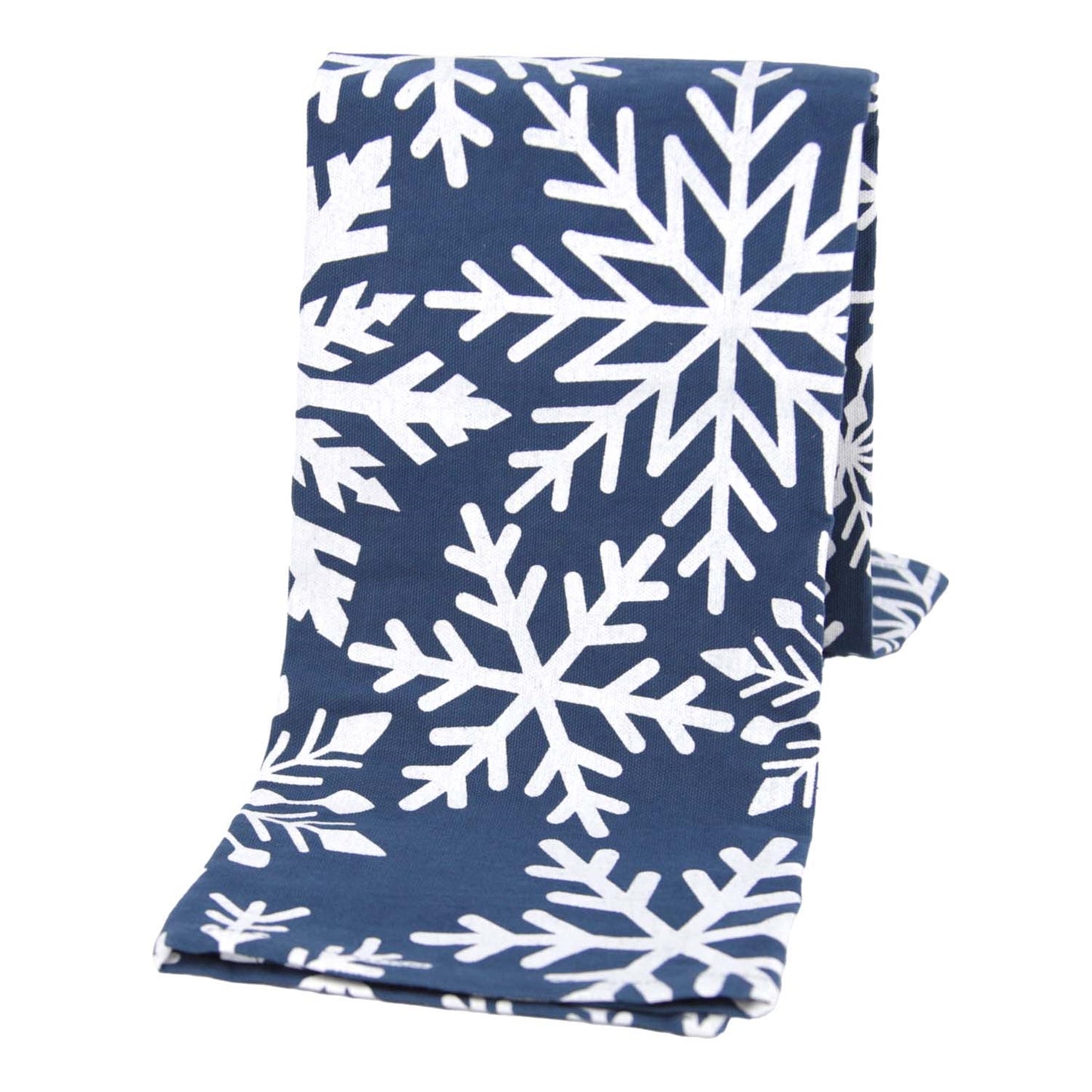 Blue Snowflake Tea Towel