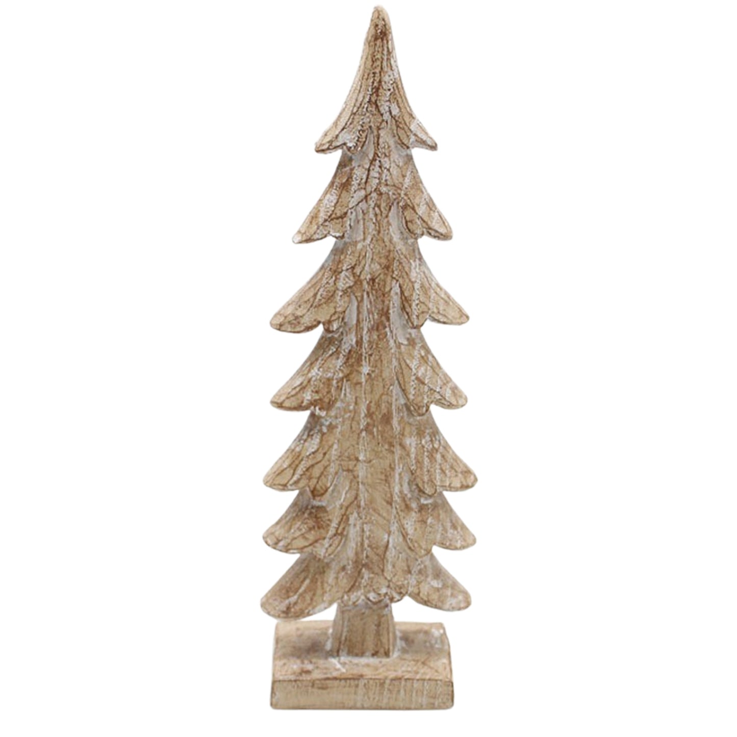 Tan Resin Christmas Tree