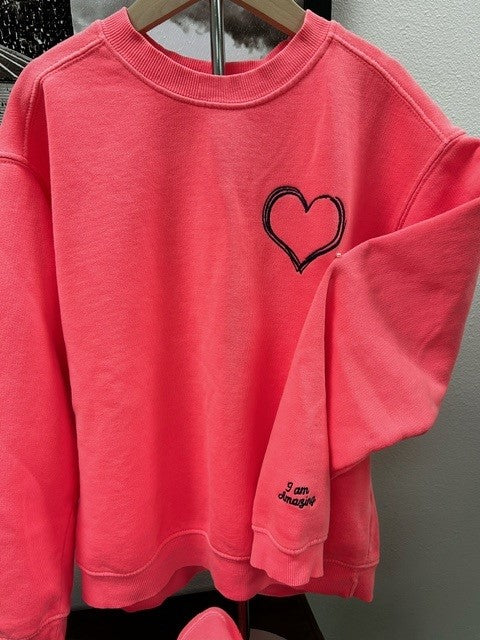 "I am amazing" youth crew sweatshirt