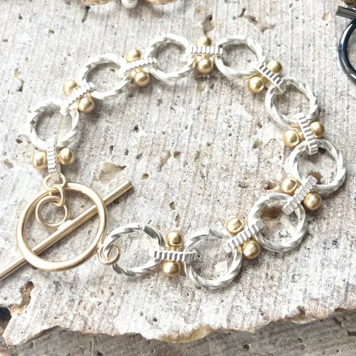 Matte Silver Bracelet