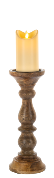 Distressed Finial Pillar Holder