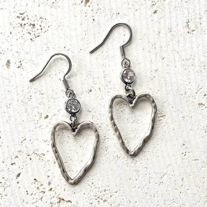 Artisan Heart Earrings