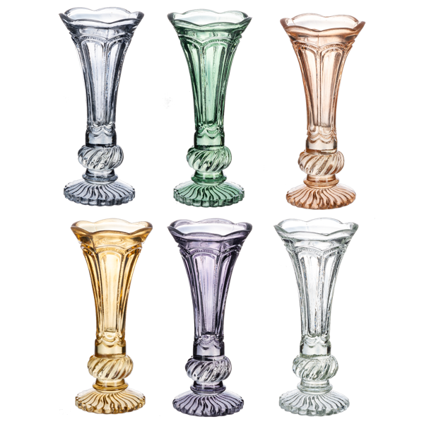 Hobnail Tulip Vases