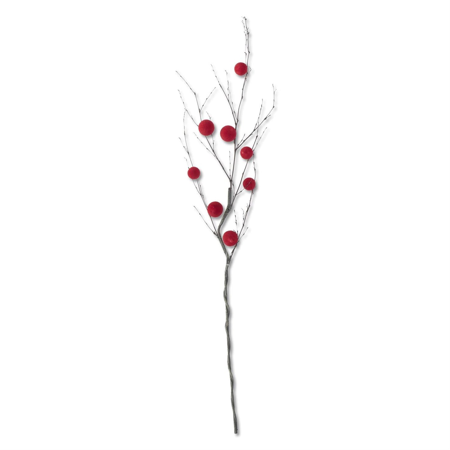Red Glitter Ball Branch
