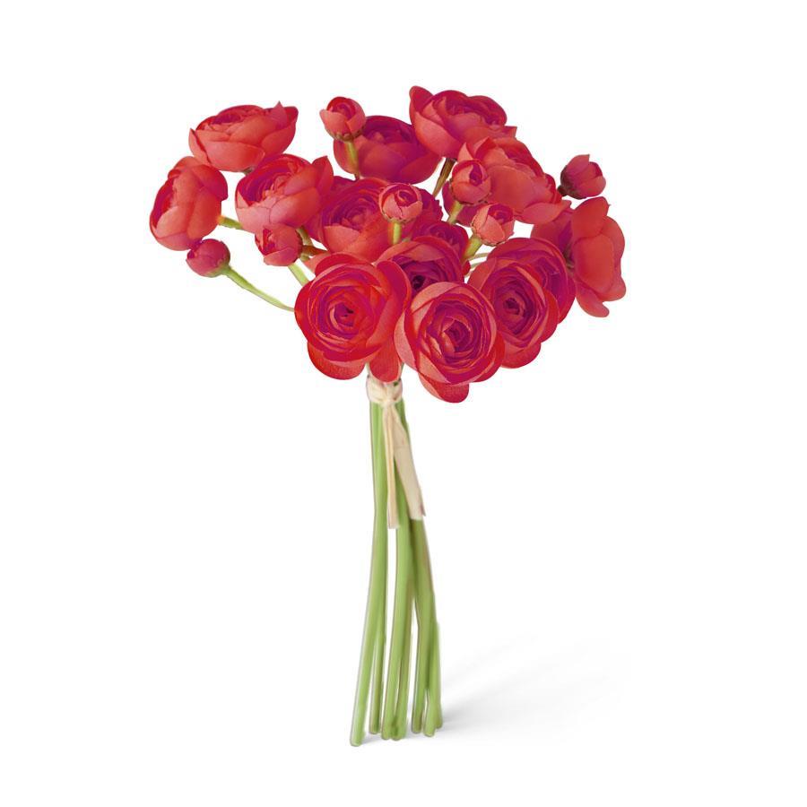 Red Mini Ranunculus Stem