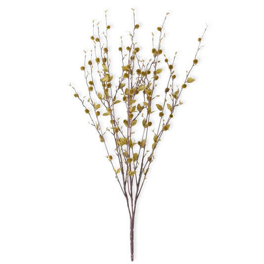Green Pussy Willow Spray w/Mini Foliage