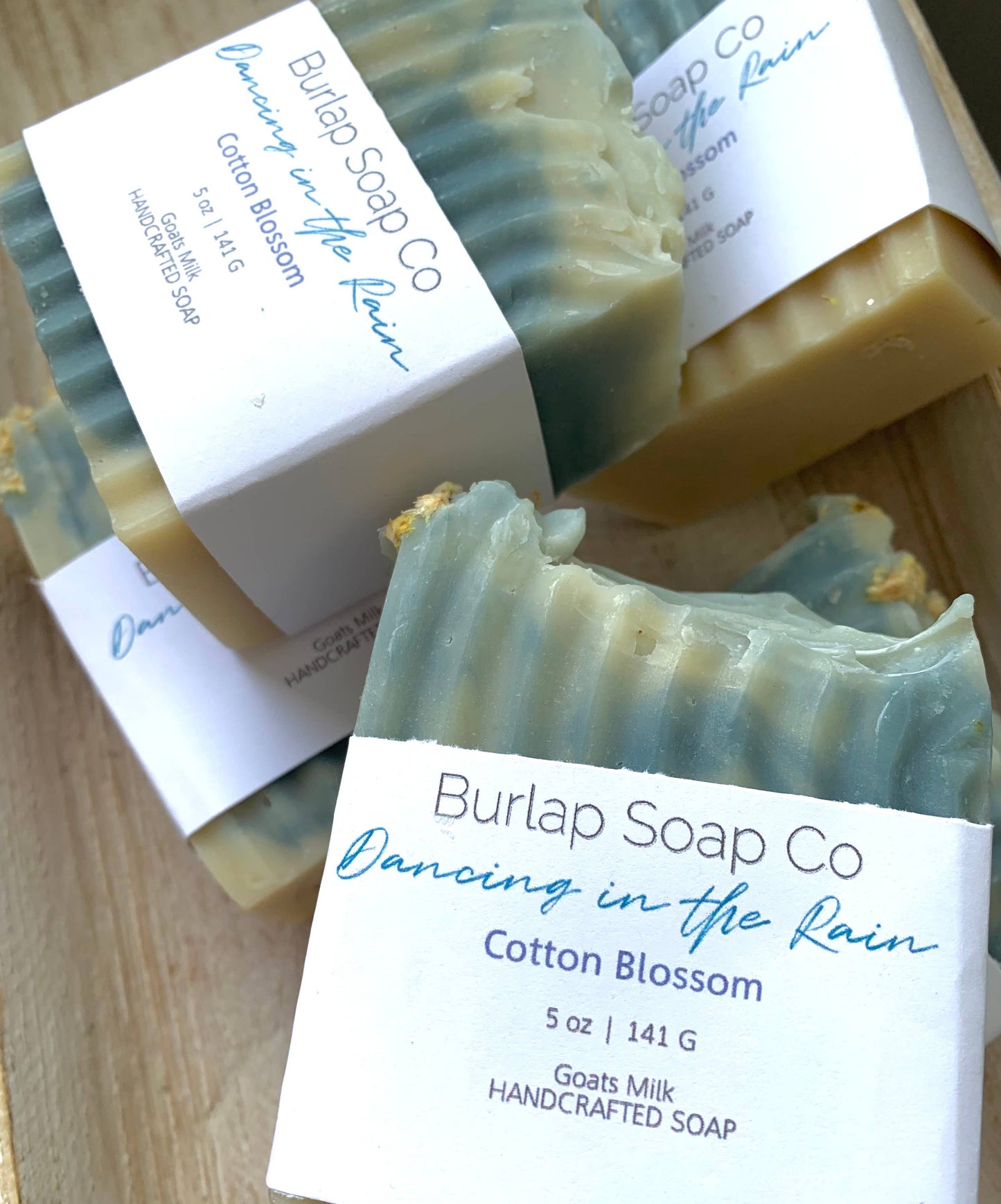 Dancing in the Rain Cotton Blossom Goats Milk Soap