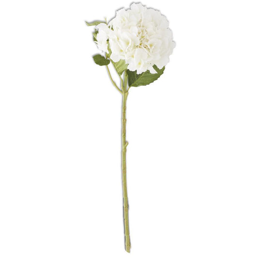 White Real Touch Hydrangea Spray