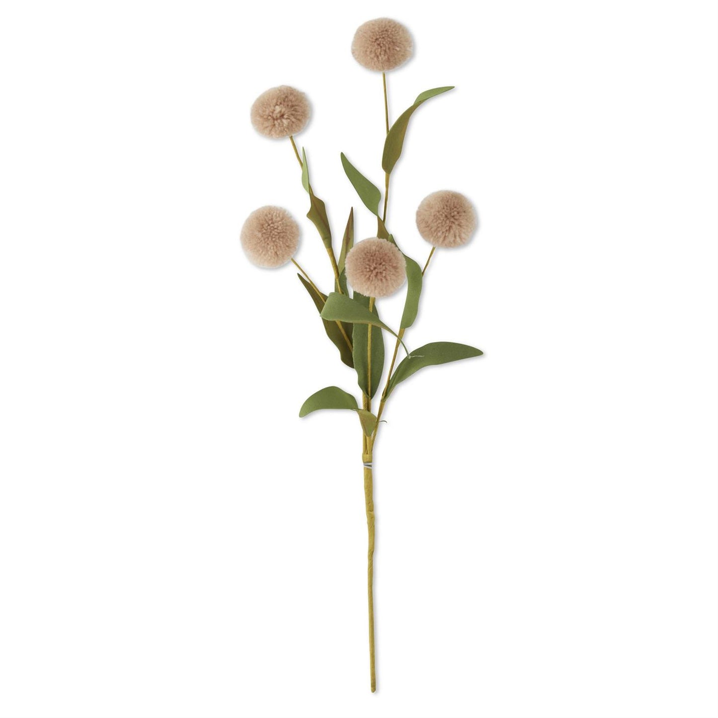 5 BALL POMPOM PICK - TAN