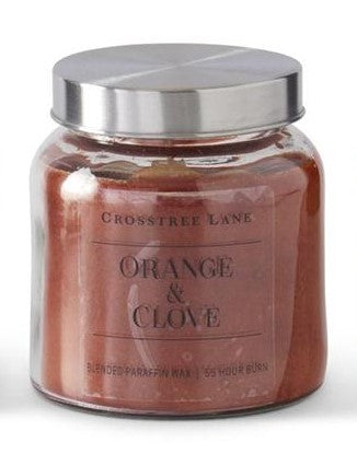 CROSSTREE LANE FALL CANDLES -  ORANGE & CLOVE
