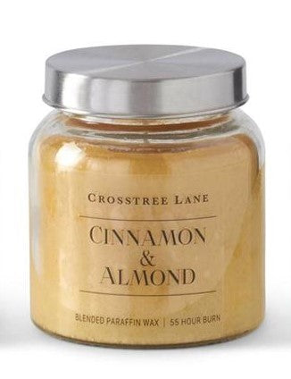 CROSSTREE LANE HOLIDAY CANDLES - CINNAMON & ALMOND