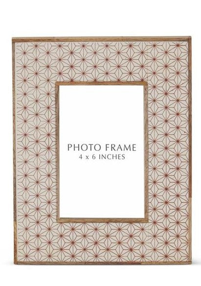 Wood & Resin Tile Photo Frame