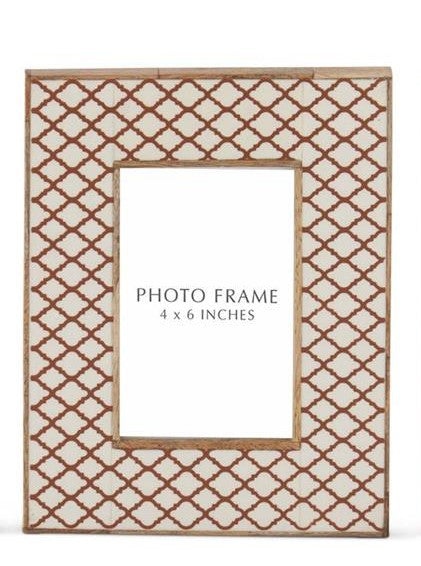 Wood & Resin Tile Photo Frame