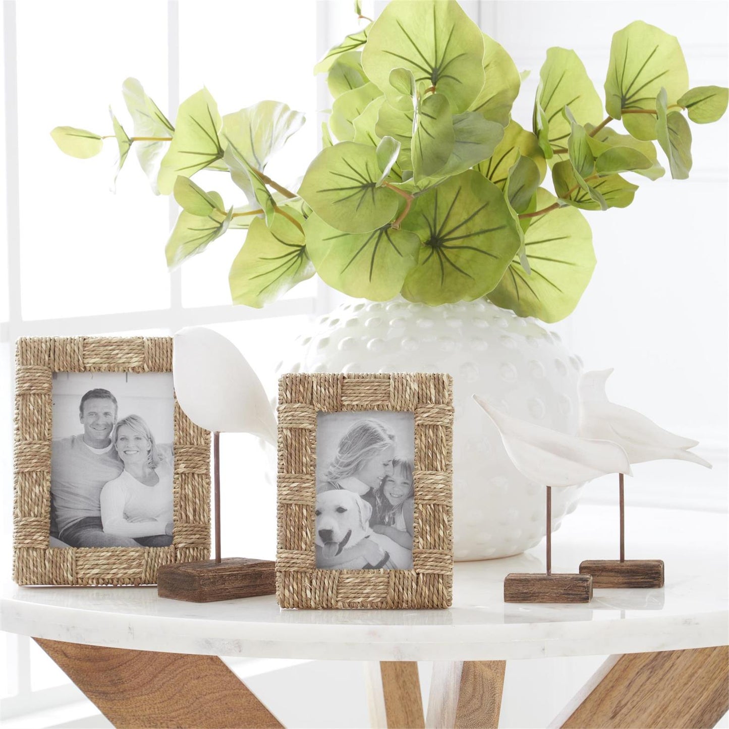 JUTE WOVEN PHOTO FRAME 4x6