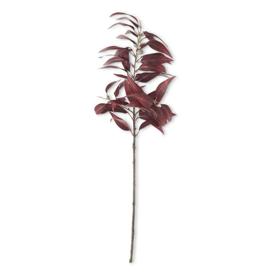 Eucalyptus Branch w/Pods - Burgundy