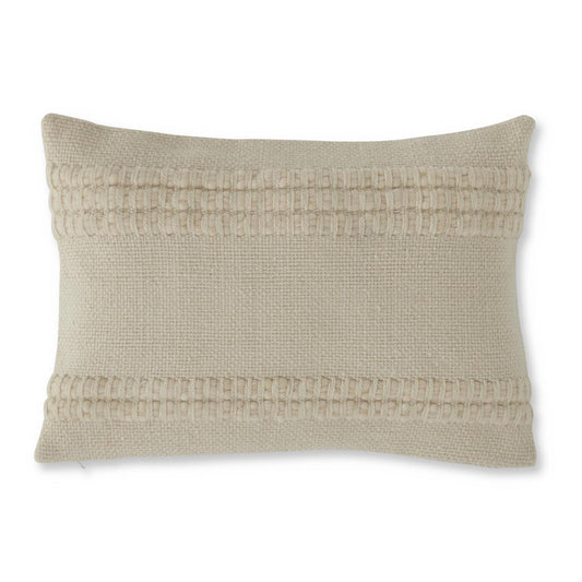 LUMBAR WOOL BLEND WOVEN PILLOW
