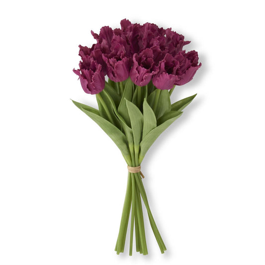 Fuchsia Real Touch Parrot Tulip
