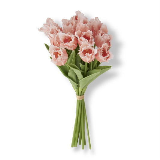Orange/Peach Real Touch Parrot Tulip