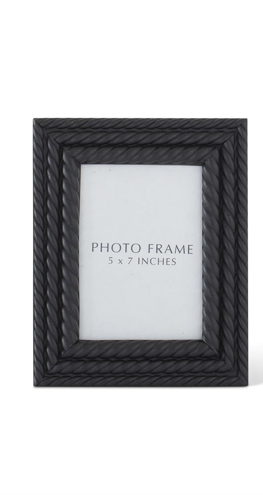 Black Spiral Wood Photo Frame