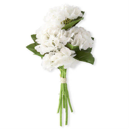 White Real Touch Hydrangea