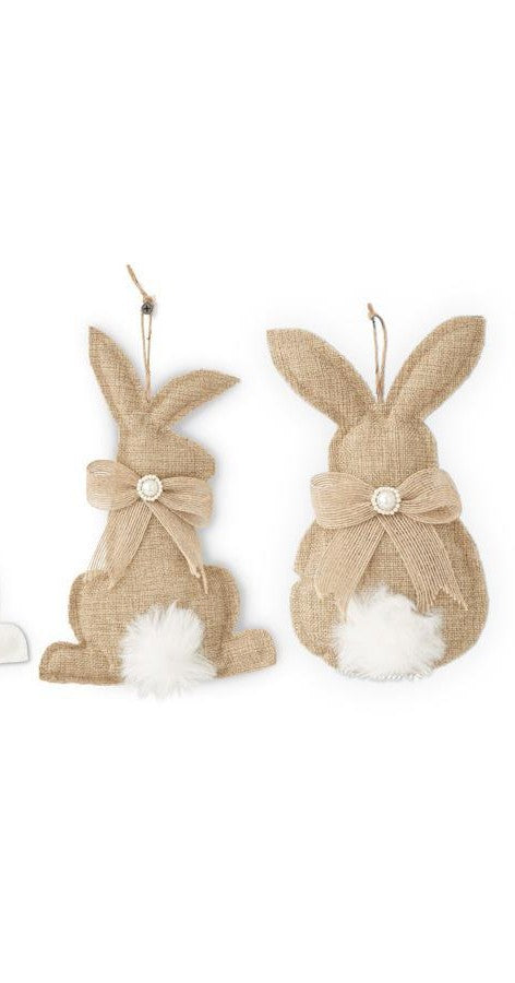 Burlap Bunny Ornament
