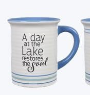 LAKE CABIN MUG - A day at the Lake