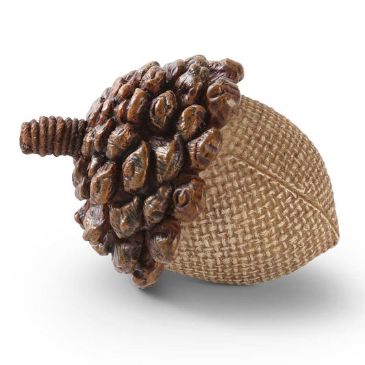 RESIN ACORN W/PINECONE TOP