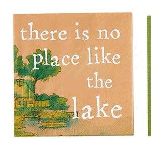 Lake Napkin Sets - no place like the lake