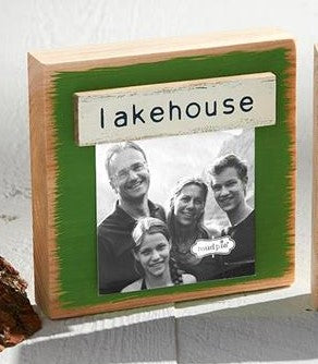 Mini Lake Block Frames - green