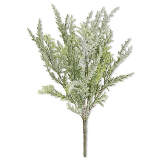 Flocked Cedar Bush