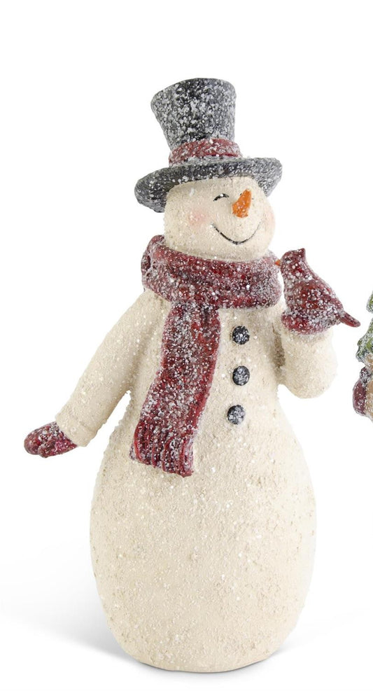 Glittered Resin Vintage Snowmen
