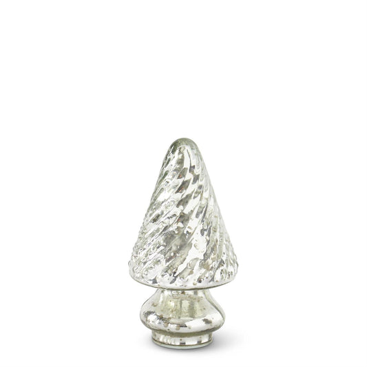 Mini Silver Mercury Glass Christmas Trees
