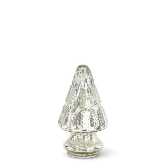 Mini Silver Mercury Glass Christmas Trees