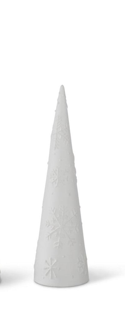 Icy White Berry Cone Tree