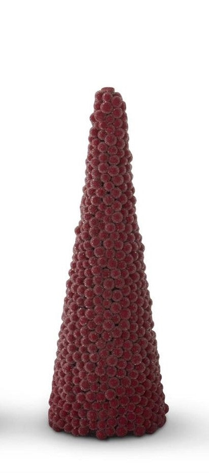 Icy Red Berry Cone Tree