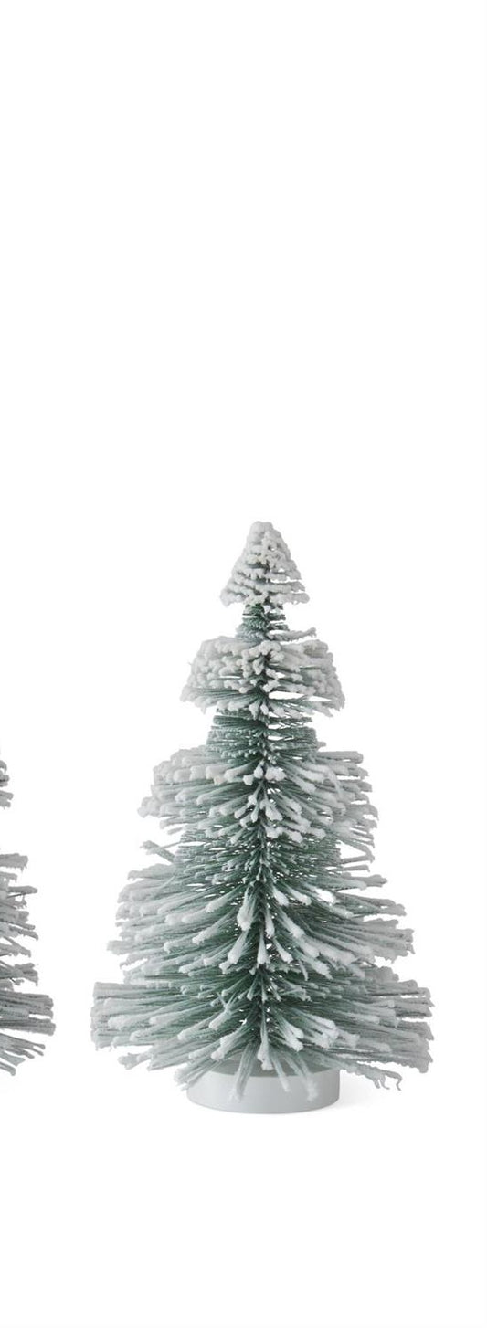 Flocked Bottle Brush Christmas Tree